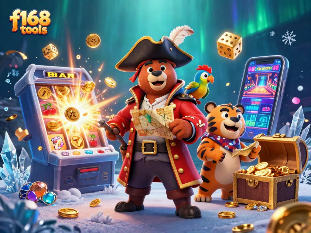 Experience excitement with f168 tools in this vivid casino adventure scene.